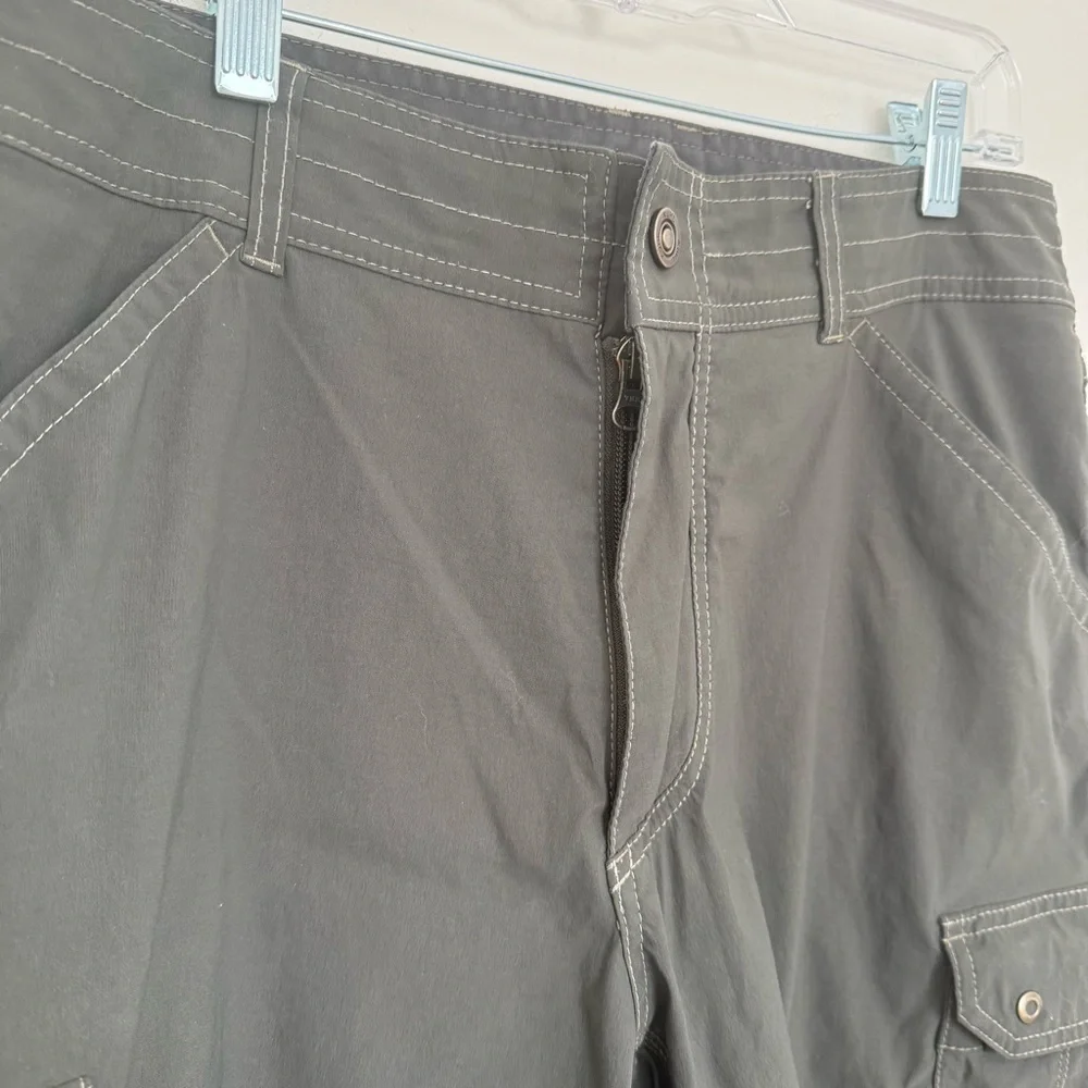 Kuhl Dark Green Casual Outdoor Hiking Cargo Shorts Men's Size 34‎ Gorpcore